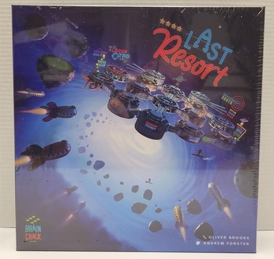 NEW In Shrink Wrap Braincrack Games LTD LAST RESORT Board Game