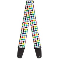 Guitar Strap - Diamonds White/Multi Color (Us Import) ACC NEU