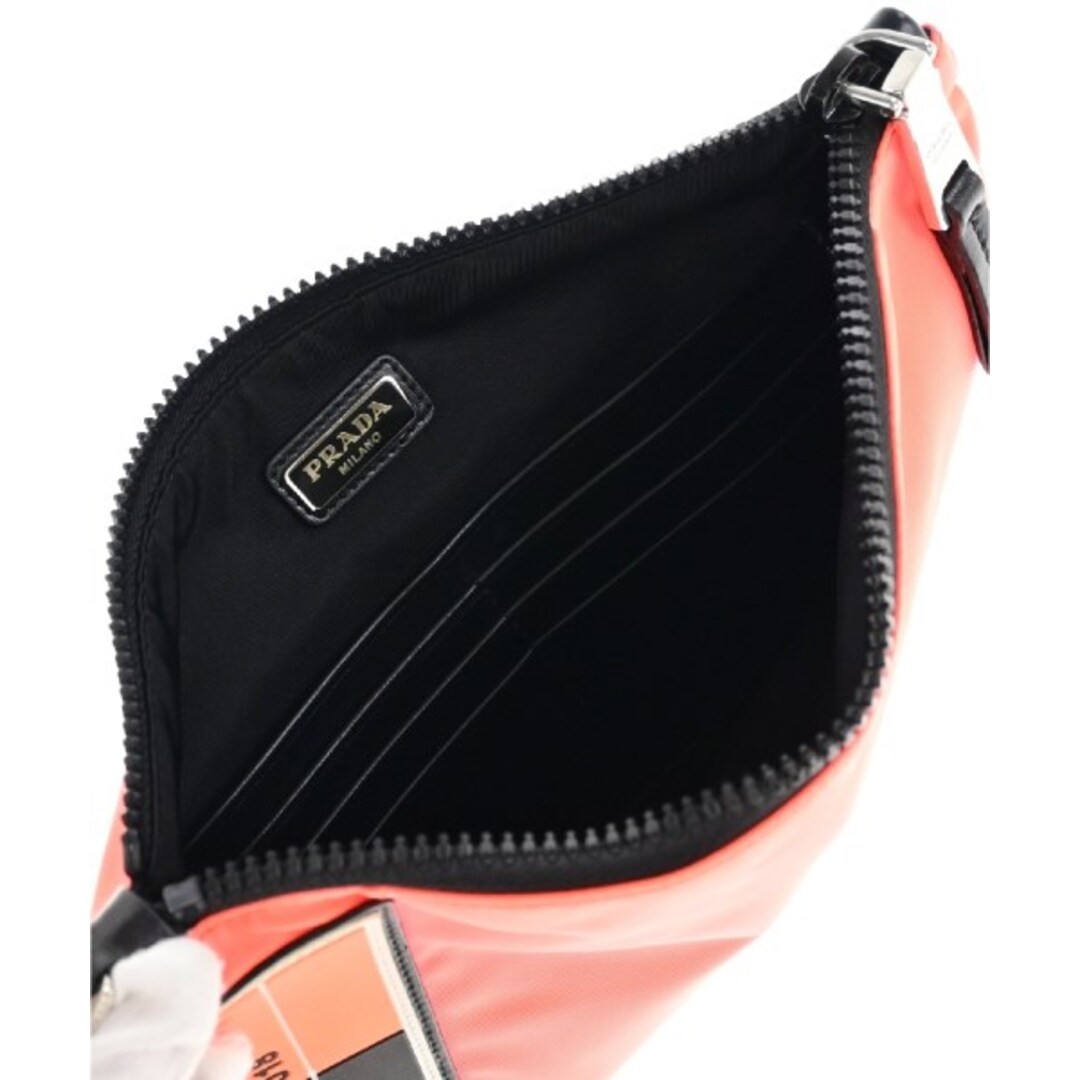 PRADA clutch bag orange Secondhand Used thumbnail 3