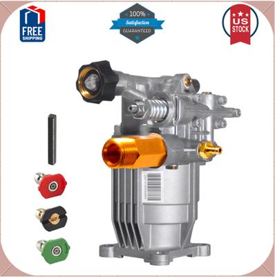 #ad 3 4quot; Shaft Horizontal Pressure Washer Pump 2600 3300 PSI 2.5GPM for Gas Washer $96.40