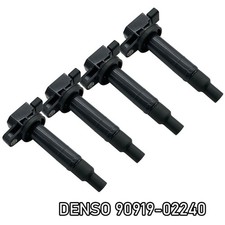 90919-02240 IGNITION COIL SET (4Pcs) DENSO For Toyota PRIUS ECHO 4-DOOR 1.5Ltr !