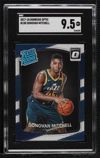 2017 Panini Donruss Optic Rated Rookie Donovan Mitchell #188 SGC 9.5 Mint+ 0ub8