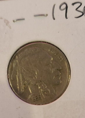 1936 Buffalo Nickel - AU/UNC - See photos- On sale! Free ship! Check store!