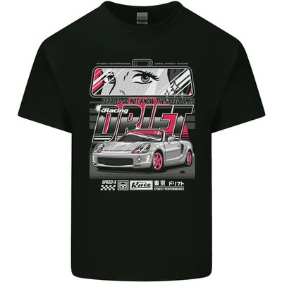 Drift Racing Fearless Don't Know the Speed Limit Herren T-Shirt aus leichter Baumwolle