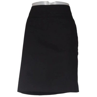 Ann Taylor Loft, Rock, Größe: 42, Schwarz, Baumwolle, Einfarbig, Damen #tZH