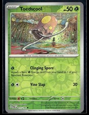 Toedscool 015/182 Common Paradox Rift Pokemon Reverse Holo Lightly Played