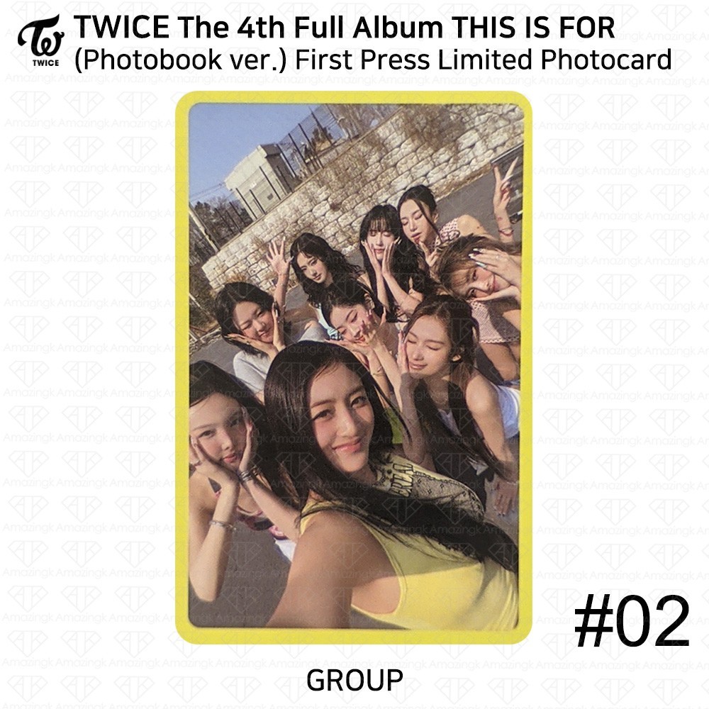 TWICE 4th Full Album THIS IS FOR Photobook / Digipack ver