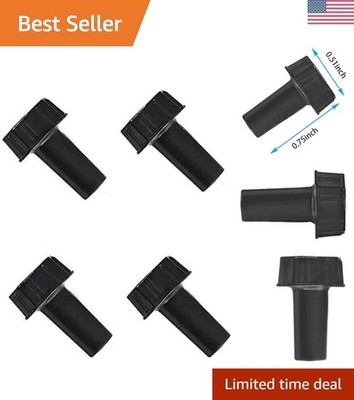 4 Pack On/Off Replacement Light Lamp Turn Switch Knobs, Black