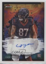 2024 Topps Finest Rookie Oil Spill Refractor 4/10 Cade Stover #RFA-CS Auto 18d9