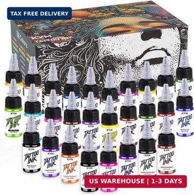 Tattoo Ink with 28 Colors Has High Saturation and is Easy to Color The Indoor