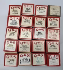 Lot of 20 Vintage QRS Word Roll Piano Player Music