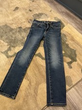 OLD NAVY Boys 360 Degree Stretch Adjustable Waist Jeans Size 8 Slim Lot Of 2