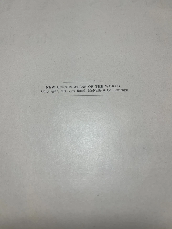 1906 / 1910 "Red" Map of BRITISH INDIA fm 1911 New Census Atlas SEE DESCRIP - Image 3 of 3