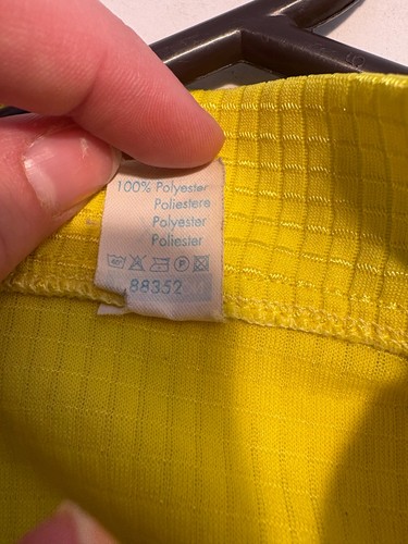 Decathlon Mens Size XL Yellow Cycling Shirt - Picture 3 of 9