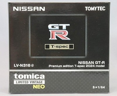 Tomica Limited Vintage Neo Nissan GT-R R35 T-Spec (Schwarz)
