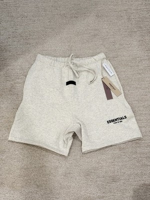 NWT Fear Of God Essentials Fleece Shorts Oatmeal Cream Size S Fast Ship