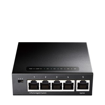 6971690790431 Cudy GS105 Netzwerk-Switch Gigabit Ethernet (10/100/1000) Schwarz 