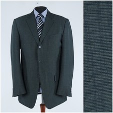 Mens Dark Grey Blazer 42L UK Size STUDIO COLETTI Sport Coat Jacket