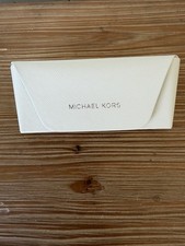 Michael Kors Authentic Hard Eyeglasses/Sunglasses Case in White