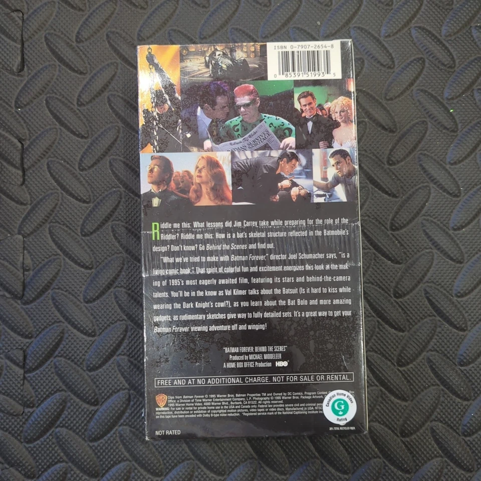 Vintage Batman Forever Behind The Scenes VHS, 1995 BRAND NEW FACTORY SEALED  - Image 3 of 4