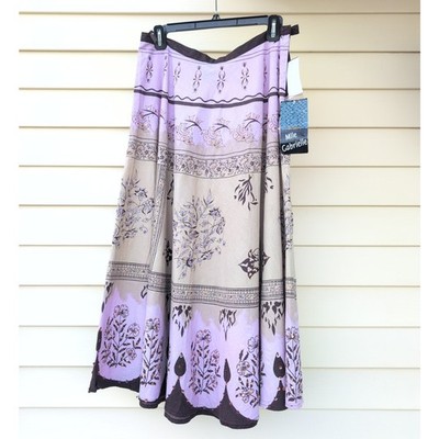 Mlle Gabrielle NWT Coastal Cowgirl Boho Festival Sequin Maxi Skirt Women's XL