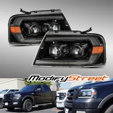 Fit 04-08 Ford F150/06-08 Lincoln Mark LT PRO-Series Projector Headlights