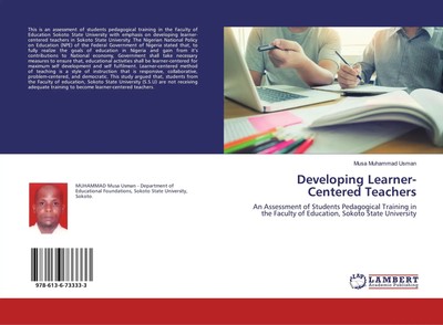 Developing Learner-Centered Teachers Musa Muhammad Usman Taschenbuch 52 S. 2019