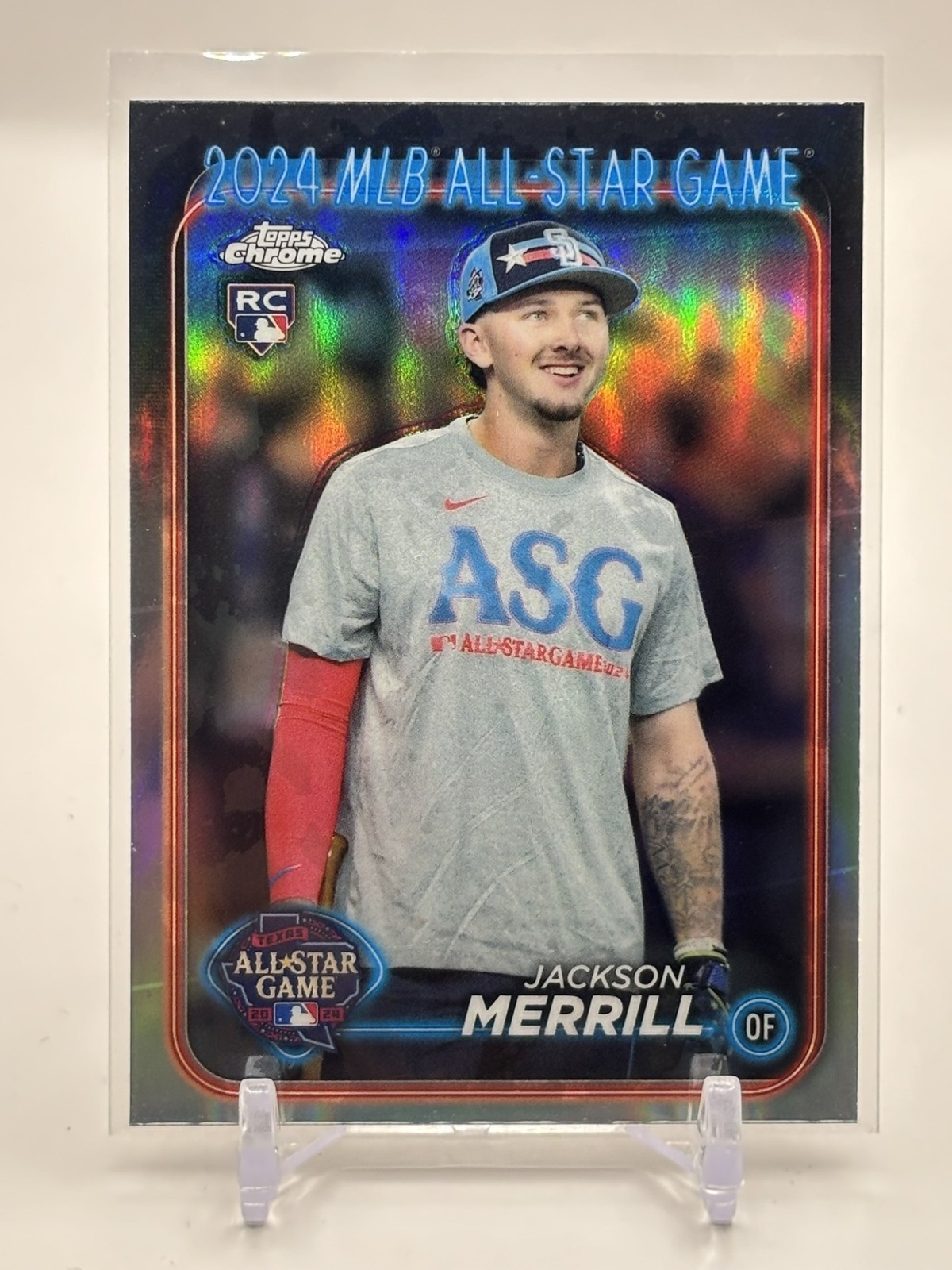 2024 Topps Chrome Update Jackson Merrill #ASGC-49 All-Star Game RC Padres