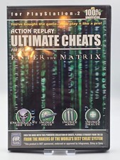 Action Replay  Ultimate Cheats Disc Enter the Matrix (PS2) (Clean Tested Disc)