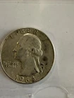 1964 D  Washington Silver Quarter 90% Silver