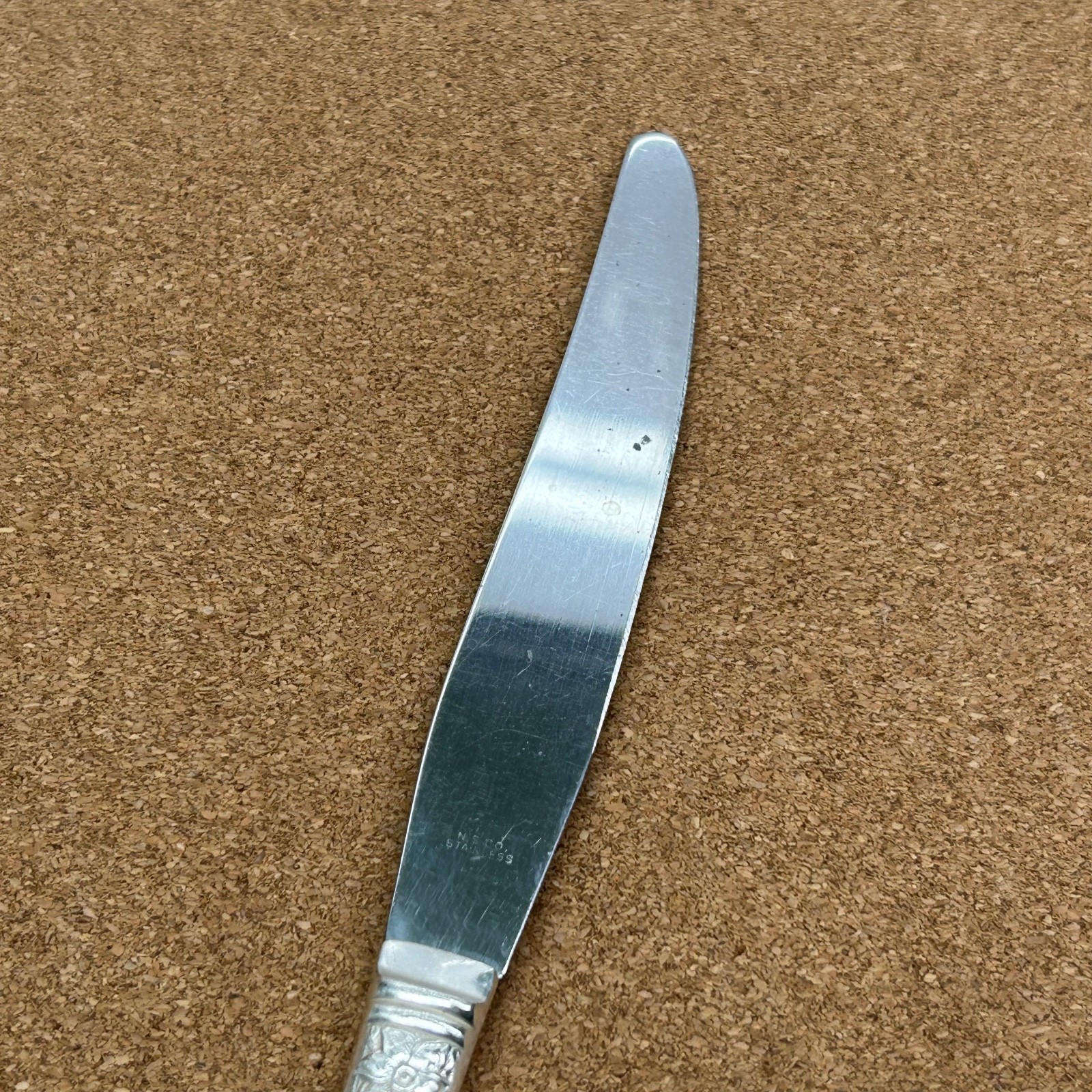 National Silver Co. Narcissus 1935 Silverplate 9.5" Long Dinner Knife