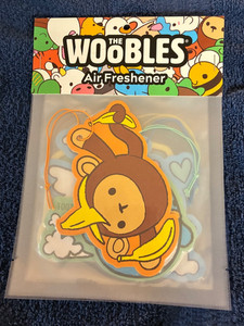 The Wooble Wagon Exclusive Hanging Car Air Freshener 4 pack