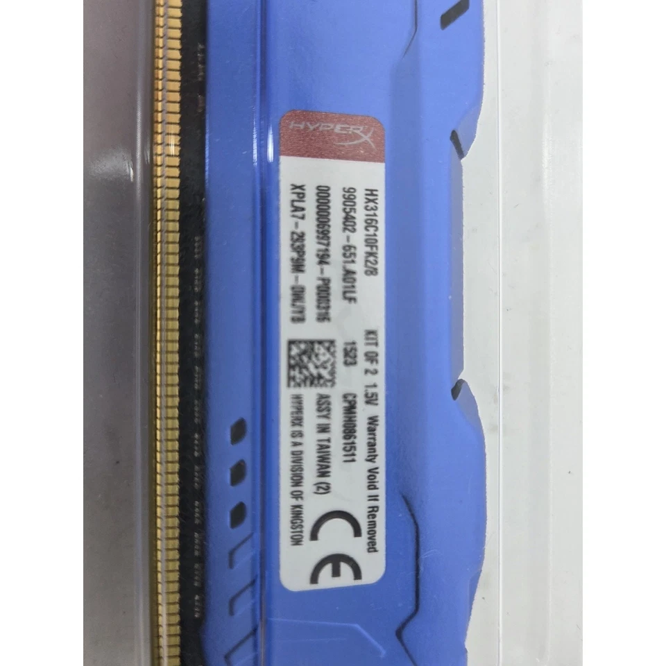 Fury HyperX 8GB (2x4GB) DDR3-1600 (HX316C10FK2/8) Desktop Memory RAM - Image 4 of 4