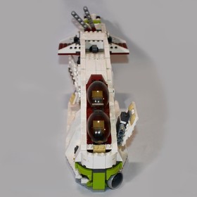 LEGO 75021 Star Wars Episode 2 Republic Gunship Partial Build With Windscreens