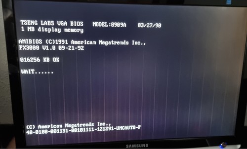 Graphics Card Tseng ET4000 1 MB / 16 BIT 8909 Rev B ISA D-sub - tested & works - 第 6/6 張圖片