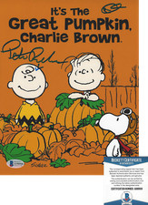 PETER ROBBINS PEANUTS VOICE OF CHARLIE BROWN SIGNED 8x10 PHOTO O BECKETT COA BAS