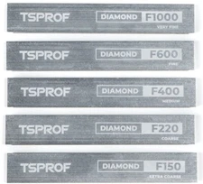 TSPROF Diamond Plates Set Works Dry Extra Coarse Through Very Fine F150 To F1000