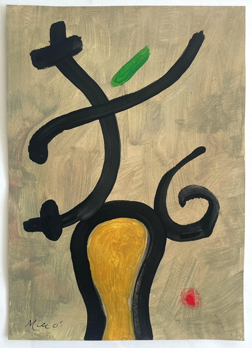 Joan Miro Original Painting Spain Spanish Minimalist Artwork Home Decor Art B77 - Picture 12 of 12