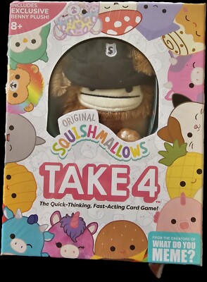 Squishmallows Take 4 Game Sealed Exclusive Benny Plush