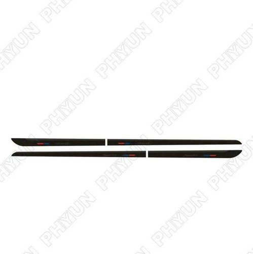 4x Black Rubber Universal Car Door Side Skirt Body Molding Trim Cover Waterproof - Picture 8 of 12