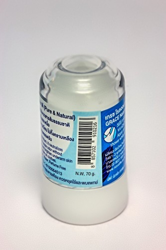 Grace Alum Stone Deodorant Pure & Natural 70g from Thailand. Crystal Deodorant. - Picture 4 of 6