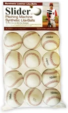Heater Sports Slider Lite Synthetic Leather Pitching Machine Baseballs,The Dozen