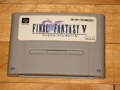 Final Fantasy V 5 Nintendo Super Famicom Japan import Squaresoft SNES FF5 FFV