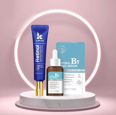 Combo Retinol K Lady Moisturizing Cream + Prettyskin Hydra B5- made in korea
