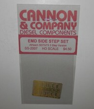 Cannon  Company HO EMD Side Step Set Athearn SD70-75 3 Step SS-2007 NIP
