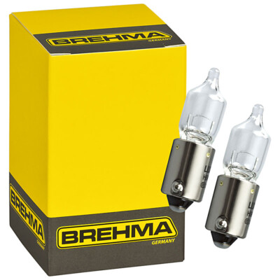 10x BREHMA Classic H6W Standlicht BAX9s 12V 6W Parklicht Autolampe Beleuchtung