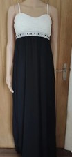 NWT Black/Ivory Ballgown Dress Black Tie/Prom S/M