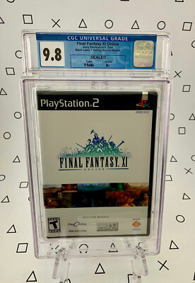 Final Fantasy 11 / XI Online Sealed - PS2 - WATA 9.8, A+ - Key