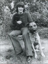 Georges Chelon Original Photograph 24*18 With Dog