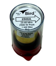  Bird 43 Wattmeter Element 2500A  25-60 MHz 2500 Watts (New)